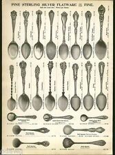1904 ADVERT Souvenir Spoon Santa Claus Indian Individual Salt Spoons picture