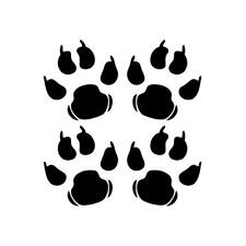 Paw On Floor - Vinyl Decal Sticker for Wall, Car, iPhone, iPad, Laptop, Bike picture