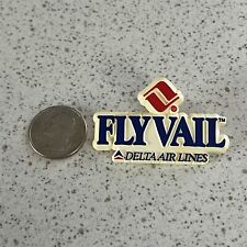 Delta Airlines Fly Vail Colorado Vintage Pin Pinback #45797 picture