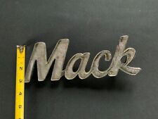 VINTAGE MACK TRUCK  EMBLEM ATTACHED LETTERS 9” long SHIPPING IS FREE picture
