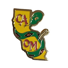 CA OM Pin Odyssey of the Mind California Rattle Snake OOTM Pinback picture