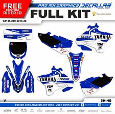 YAMAHA YZ 125 YZ 250 2015 2016 2018 2020 MX Graphics Decals Stickers Decallab picture