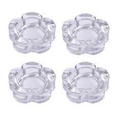 1/4pcs Clear Decorative Candle Plates Scented Candle Base  Living Room picture