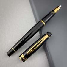 Waterman Expert Fountain Pen - Black w/ Gold Trim Fine picture