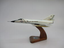 F-106 Delta Dart F106 Aircraft Desktop Mahogany Kiln Dried Wood Model Small New picture