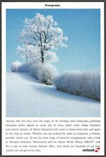 SWISSAIR - Switzerland and the Alpine World - 1986 Vintage Nat Geo Print Ad picture