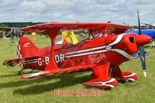 PHOTO  AEROPLANE PITTS S-1S SPECIAL 'G-BKDR' THIS CLASSIC PITTS IS OWNED AND DIS picture