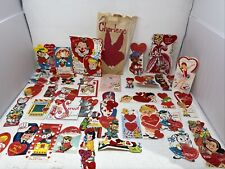 Vtg, 1965 Used Valentines Card Lot Of 40 Carlene picture