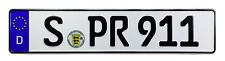 Porsche 911 Front German License Plate picture