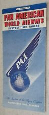 1946 Pan American World Airways System Tim Tables Booklet picture