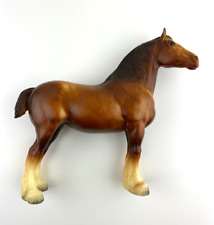 Breyer Horse #83 Clydesdale Mare VINTAGE 1969-1989 Chestnut Traditional - USA picture