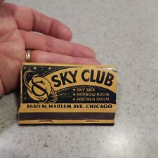 Sky Club  Match Book 1630 N. Harlem Chicago, ILL IL  - World War Two Victory picture