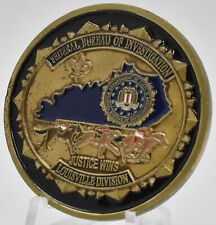 FBI Louisville Kentucky Division Challenge Coin picture