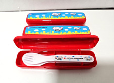 Japan Airlines Children's Plastic Souvenir Silverware Set Lot of  (3) picture