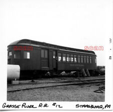 4C498 RP 1962 GRASSE RIVER RAILROAD COACH CAR #12 STRASBURG PA picture
