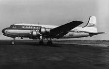 United/Douglas DC-4 During Engine Runup OLD AVIATION PHOTO picture