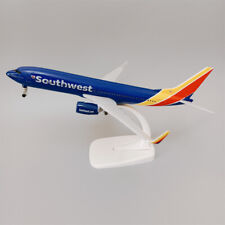 20cm Air USA SouthWest Airlines Boeing B737 Aircraft Airplane Model Plane Alloy picture