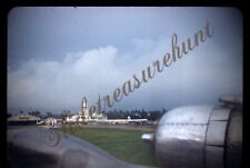 Havana Cuba Airport Aircraft Engine 35mm Slide 1950s Red Border Kodachrome picture