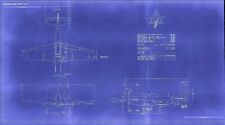 P-51 D MUSTANG FIGHTER BLUEPRINT PLANS AIRCRAFT WW2 NAA Factory drawings P-51D picture