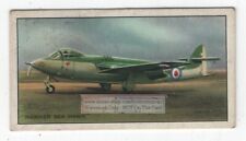 Hawker Sea Hawk British Royal Naval Jet Fighter  Vintage Trade Ad Card picture