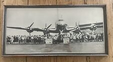 Vintage 1955 Blk And Wht Photo TWA Airlines Passenger Plane Dana, Giusti & Paoni picture
