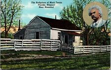 Postcard Birthplace of Mark Twain Florida Missouri  Near Hannibal [bt] picture