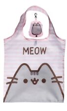 Licensed Pusheen Foldable Reusable Shopping Bag and Case Pink NEW picture
