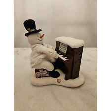 Hallmark Chrismas Piano Playing Snowman Techno Plush Animated Singing - For Part picture