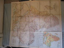 VINTAGE LARGE AFRICA & THE ARABIAN PENINSULA MAP National Geographic March 1950 picture
