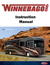 2008 Winnebago Journey Home Owners Operation Manual User Guide Coil Bound picture