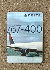 Delta Air Lines Pilot Trading Card from 2016,  #51 Boeing 767-400ER picture