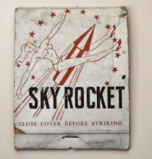 SKY ROCKET vintage FEATURE matchbook advertising restaurant PIN-UP Evanston, IL picture