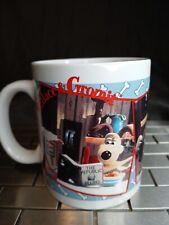 RARE Wallace & Gromit VTG 1989 Ceramic Coffee Mug/Cup Feathers Mcgraw picture