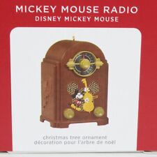 Hallmark Mickey Mouse Radio ornament 2021 Light Sound music Disney Keepsake New picture