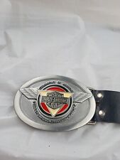 Chronicles Of A Legend Harley-Davidson Black Leather Belt  picture