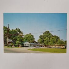 Knott's Motel Louisville Fort Knox Chrome Vintage Postcard Phone Booth Coke Sign picture