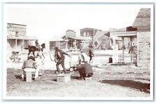 c1950 1880 Town Miles West Town Horse Carriage Road Murdo South Dakota Postcard picture
