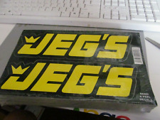 JEGS STICKER DECAL  ORIGINAL OLD STOCK RACING picture