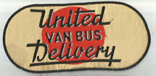 United Delivery van & bus jacket size driver patch 4-1/2 X 9-3/4 picture