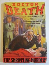 Doctor Death Pulp v.1 #3, April 1935 FN Dell, Scarce Canadian Edition Zirn Cvr picture
