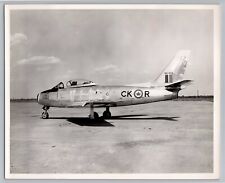 North American Canadair Sabre F-86 Canada Air Force B&W Official Photo C9 picture