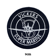 Vickers Super Marine Spitfire Aircraft Company Iron On Sew on Embroidered Patch picture