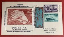 New York International Airport Dedication Cover, 1948, Jamaica, N.Y., with Label picture