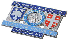 University Motors London Stratton House MG dealer dash plaque picture