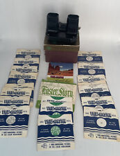 VTG Sawyers View Master 3D Full Color Slide Stereoscope w/Box &18 Reels USA-EUC picture
