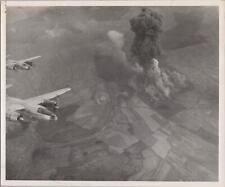MARTIN B-26 MARAUDER ATTACK ORIGINAL VINTAGE WW2 PRESS PHOTO CENSOR STAMP picture
