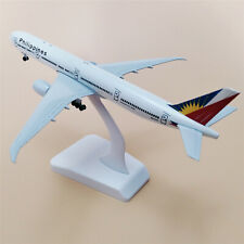 Philippines Boeing B777 Airlines Airplane Model Plane Metal Aircraft Wheels 19cm picture