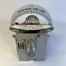Vintage 2410 Duncan Parking Meter Mechanism 4-Hour 5-10-25 Cents Operational picture