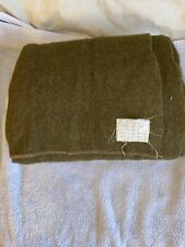 WWII era Chanise Army Green  Wool Blanket -55