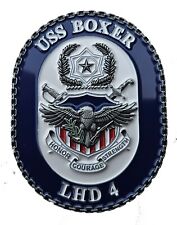 US NAVY USS BOXER LHD 4 COMMEMORATIVE CHALLENGE COIN 195 picture